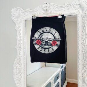 New York Couture *One of a Kind* VINTAGE Reworked Guns-N-Roses Skirt